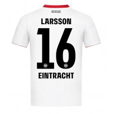 Eintracht Frankfurt Hugo Larsson #16 Bortedrakt 2025-26 Kortermet
